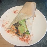 Mushroom gyro  at Umami in Crete