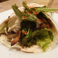 Mushroom gyros at Umami in Crete