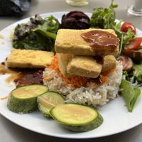 Went back again & got the tofu bomp plate  at Umami in Crete