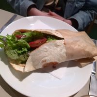 Falafel Wrap at Umami in Crete