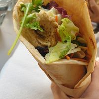 Mushroom gyros vegan-my top fave at Umami in Crete