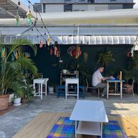 Outside seating  #Veganuary at Free Bird Cafe in Chiang Mai