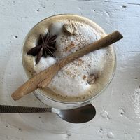 Chai tea latte  #Veganuary at Free Bird Cafe in Chiang Mai