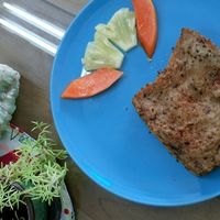 free bird vegan French Toast  at Free Bird Cafe in Chiang Mai