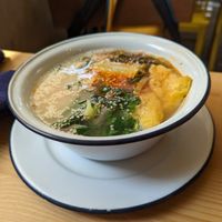 Shan noodle soup at Free Bird Cafe in Chiang Mai