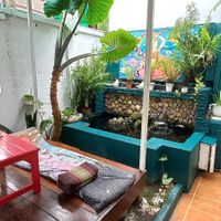 Outside at Free Bird Cafe in Chiang Mai