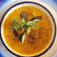 Pumpkin curry was amazing  at Free Bird Cafe in Chiang Mai