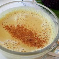 Tumeric Tea at Free Bird Cafe in Chiang Mai