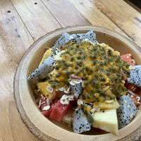 Breakfast parfait (yogurt not pictured) at Free Bird Cafe in Chiang Mai