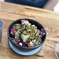 Fruit breakfast bowl at Free Bird Cafe in Chiang Mai