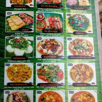 Menu01 at CMU Vegan - Kinphak Cafe in Chiang Mai