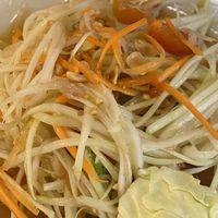 somtam  at CMU Vegan - Kinphak Cafe in Chiang Mai