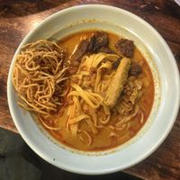 Khao Sow or smth?  at CMU Vegan - Kinphak Cafe in Chiang Mai