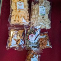 110 baht for all this! at CMU Vegan - Kinphak Cafe in Chiang Mai