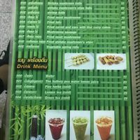 Menu at CMU Vegan - Kinphak Cafe in Chiang Mai