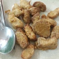 Fried mushrooms at CMU Vegan - Kinphak Cafe in Chiang Mai