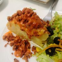 Tortilla picante (con "chorizo") at Veganitessen in Sevilla