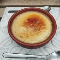 Crème brulee at Veganitessen in Sevilla