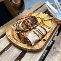 Vegan teriyaki wraps   at Veganitessen in Sevilla