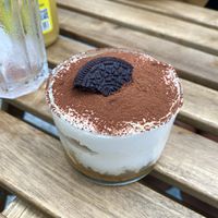 Vegan tiramisu   at Veganitessen in Sevilla