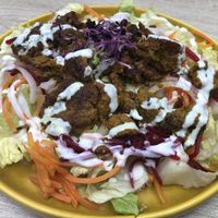 Andalusian salad  at Veganitessen in Sevilla