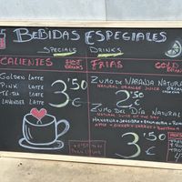 Delicious drinks   at Veganitessen in Sevilla