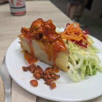 Spicy tortilla at Veganitessen in Sevilla