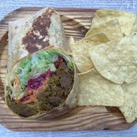 Kebab wrap  at Veganitessen in Sevilla