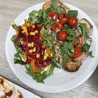 Hummus toast  at Veganitessen in Sevilla