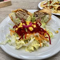 Green wrap  at Veganitessen in Sevilla