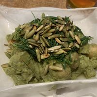 Vegetable pipián at ENO in Mexico City