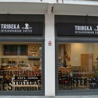 Local at Tribeka Inxaurrondon Coffee in San Sebastian