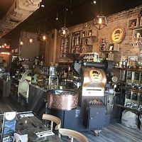 Interior at The Roaster Cafe in Mamaroneck