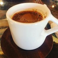 Turkish coffee at The Roaster Cafe in Mamaroneck