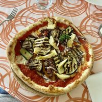 Pizza Vegana  at Le Palme in Limone Sul Garda