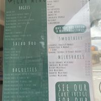 April 2023 menu   at The Den in Bourton-on-the-water