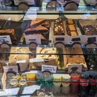 Some vegan cake options at The Den in Bourton-on-the-water