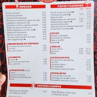 Precios a fines mayo de 2023 at Bar España in Mallorca