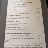Menu at Alter Landkrug in Nortorf