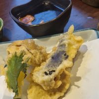 Vegetables tempura at Yamamotoya in Nagoya