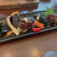 茄子のソイミート肉味噌 at Yamamotoya in Nagoya