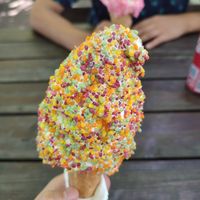 Vegan sprinkles at Slottsparkens Grill & Ice Cream in Malmo