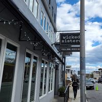 On the street   at Wicked Sisters in Baltimore