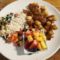 Spinach tofu scramble at Wicked Sisters in Baltimore