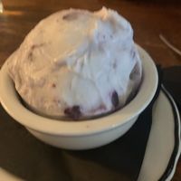 Vegan blueberry cheesecake ice cream from cajou  at Wicked Sisters in Baltimore