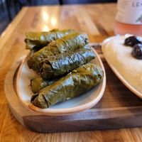 Stuffed vine leaves at Downtown Deli in Gothenburg