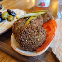 Falafels at Downtown Deli in Gothenburg