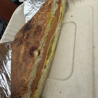 Vegan Cuban panini   at Roland Park Bagels in Baltimore