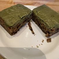 Cherry, matcha blondie   at Sticky Fingers Bakery in Washington
