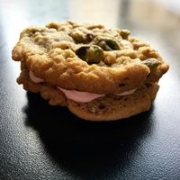 pistachio something with cream center! at Sticky Fingers Bakery in Washington